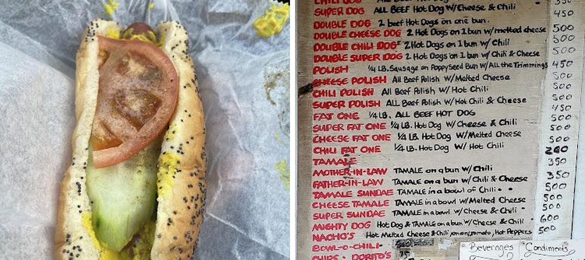 Fat Johnnie's Famous Red Hots Menu